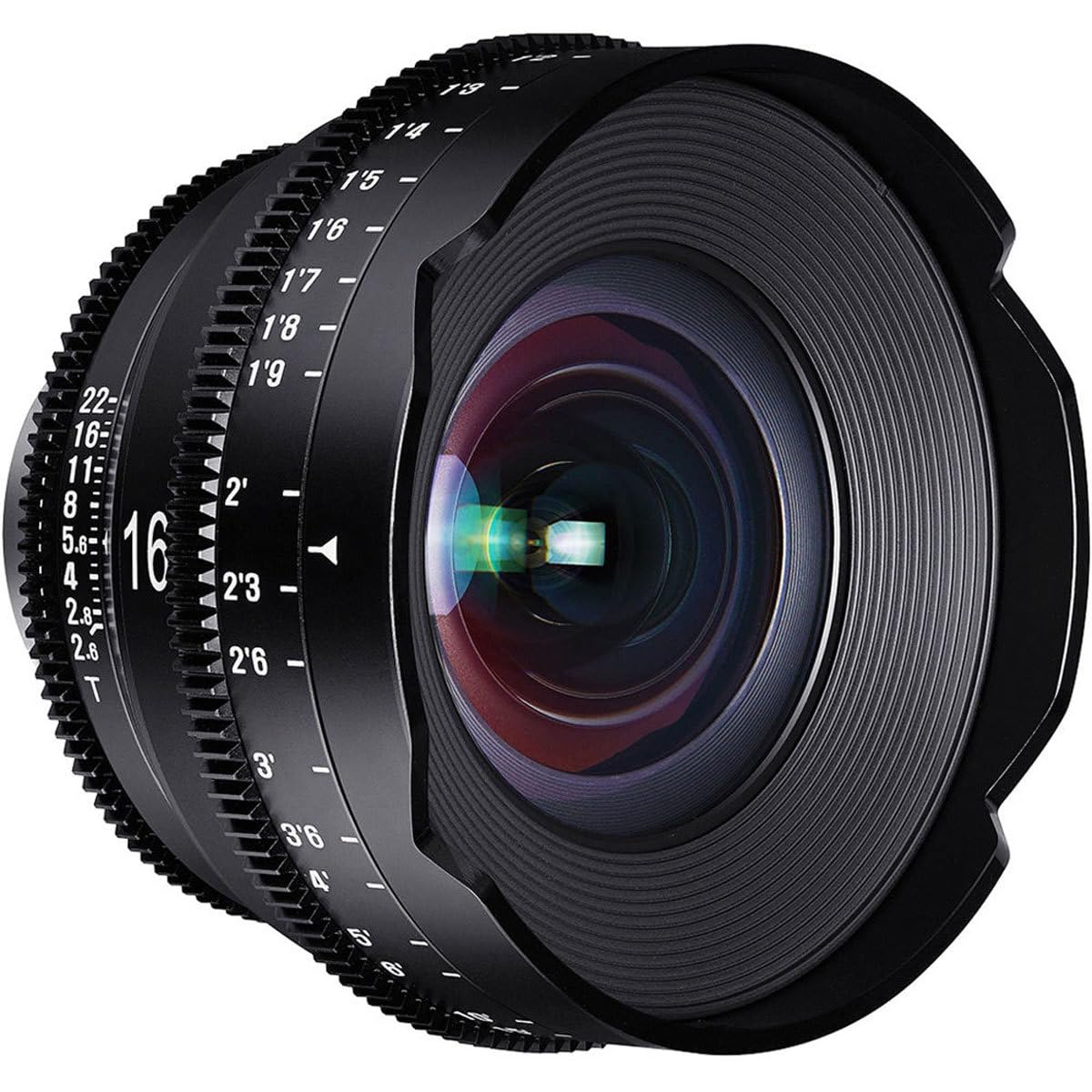 Rokinon 16???16?mm f / 2.6???22?Prime固定t2.6フルフレームCine Wide Angle Lens for Nikon、ブラック(ffds16?m-n) n5ksbvb 16mm T2.6 Full Frame Super Wide Angle Cine DS - Rokinon Lenses